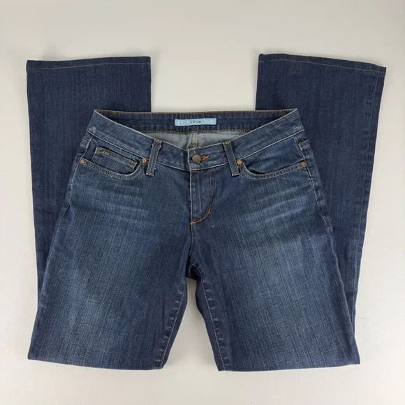 Joe's Jeans The Honey Bootcut Curvy Fit Dark Wash Jeans - Size 28 - Picture 3 of 9
